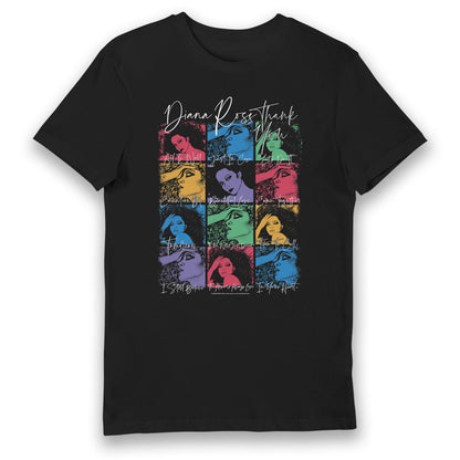 Diana Ross Thankyou Pop Art T-Shirt