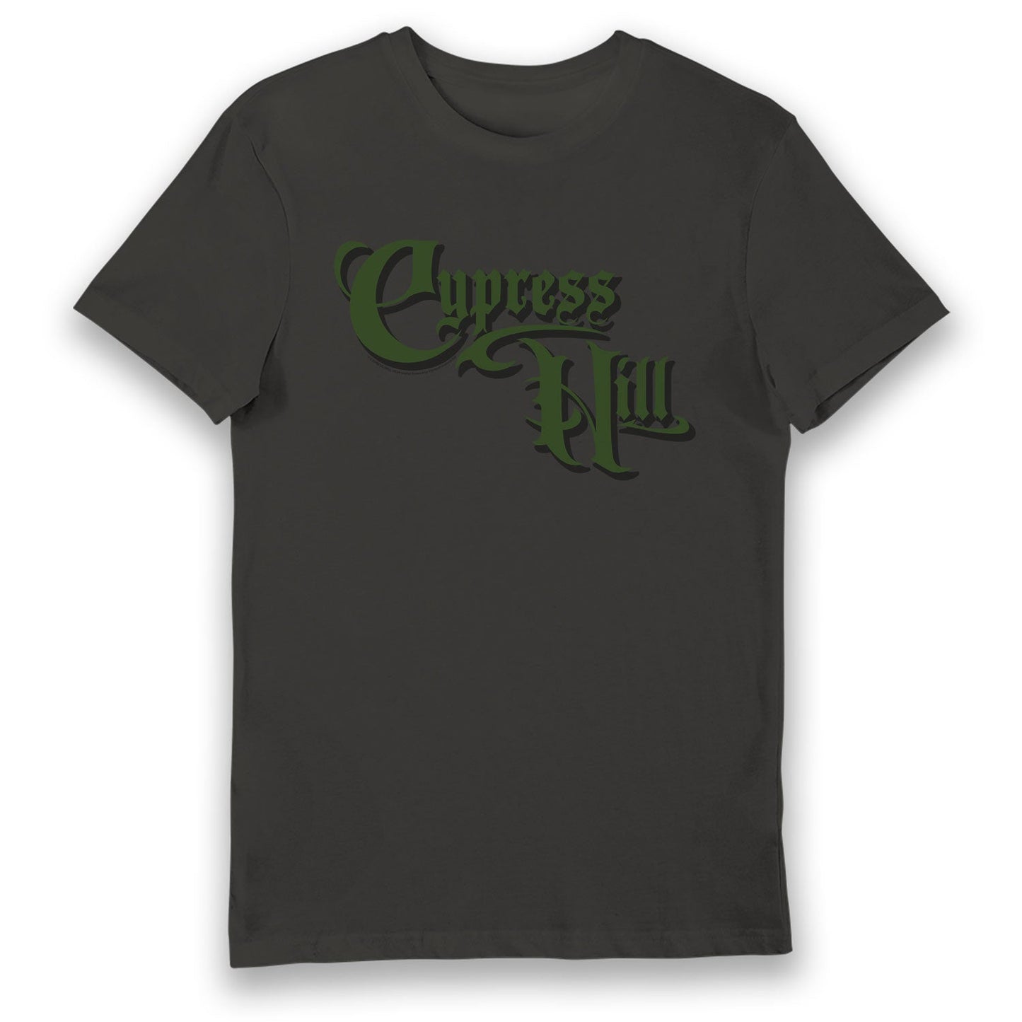 Cypress Hill Logo Adults T-Shirt Grey Wash