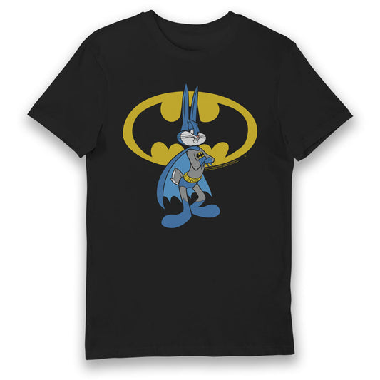 Looney Tunes & DC Comics Bugs Bunny Batman Adults T-Shirt