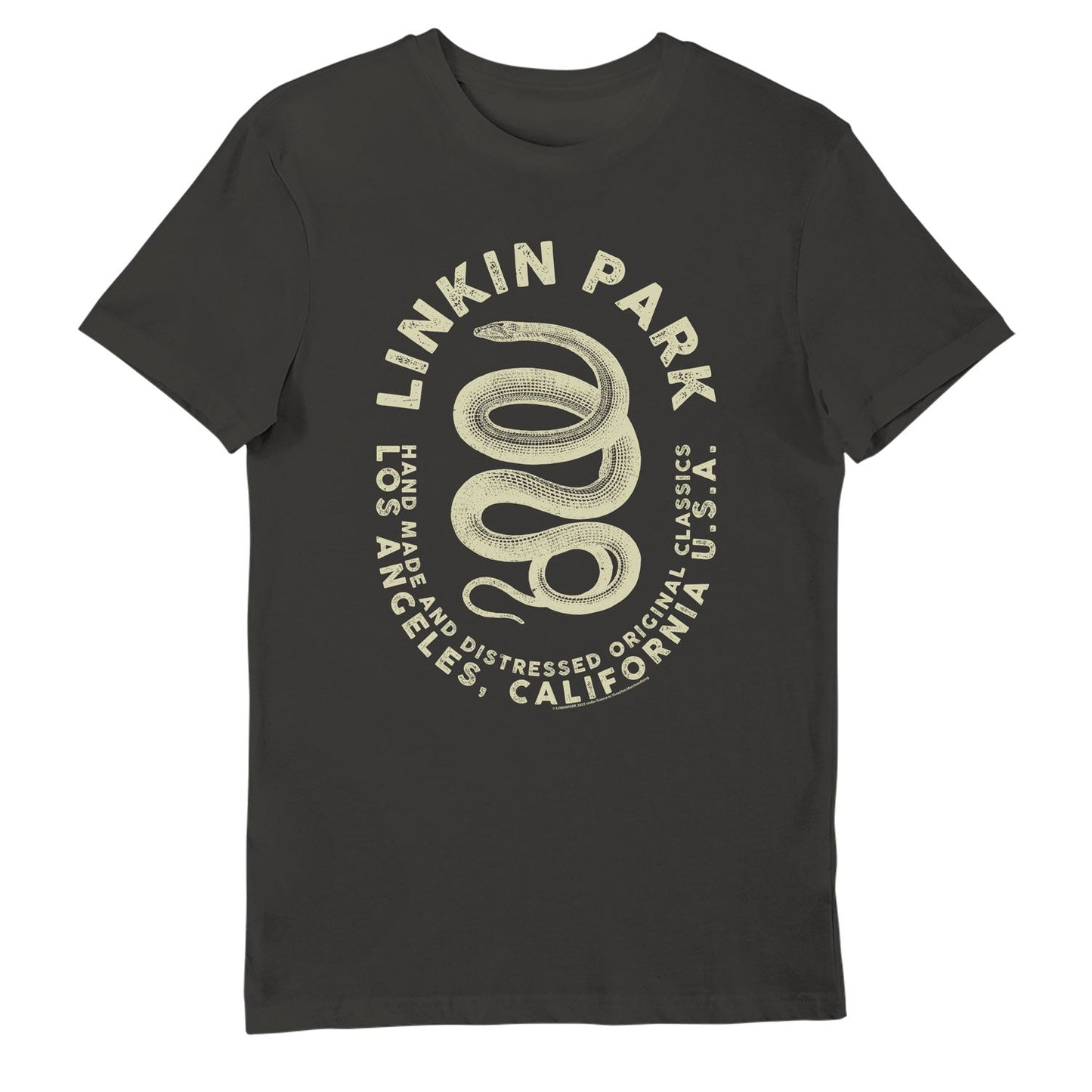 Linkin Park Snake Grey Wash Adults T-Shirt