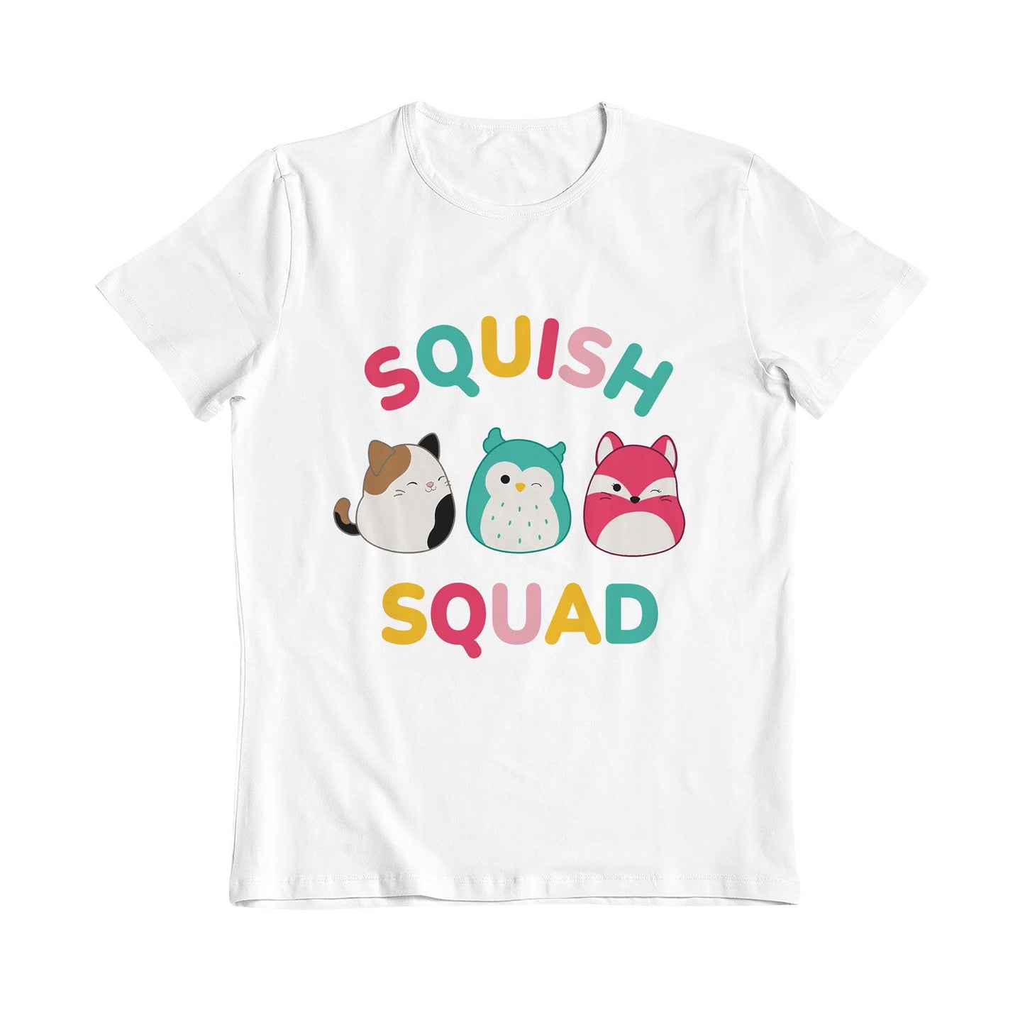 Squishmallows Squish Squad White Kids T-Shirt