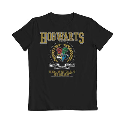 Harry Potter Hogwarts School of Witchcraft & Wizardy Black Kids T-Shirt