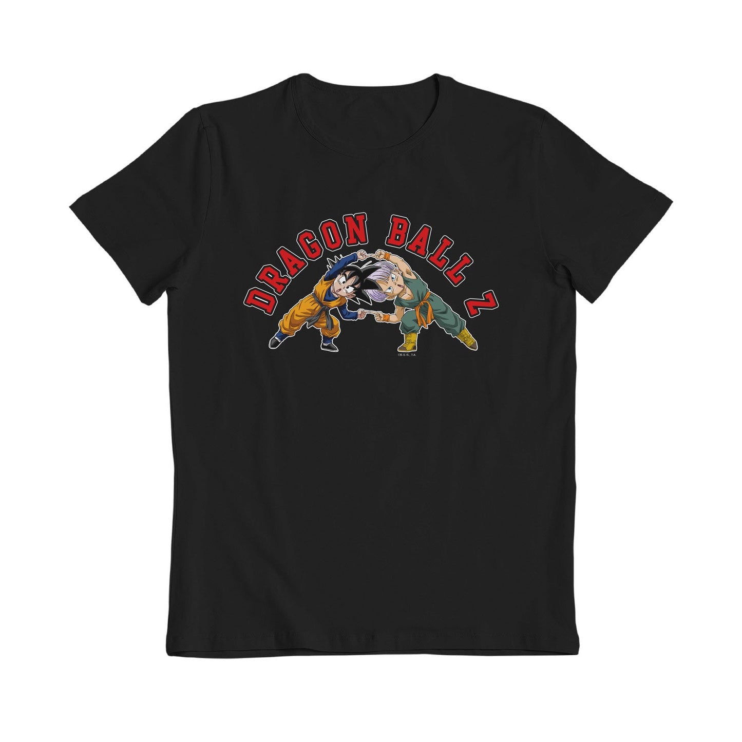 Dragon Ball Z Chibi Goku & Kid Trunks Kids Black T-Shirt