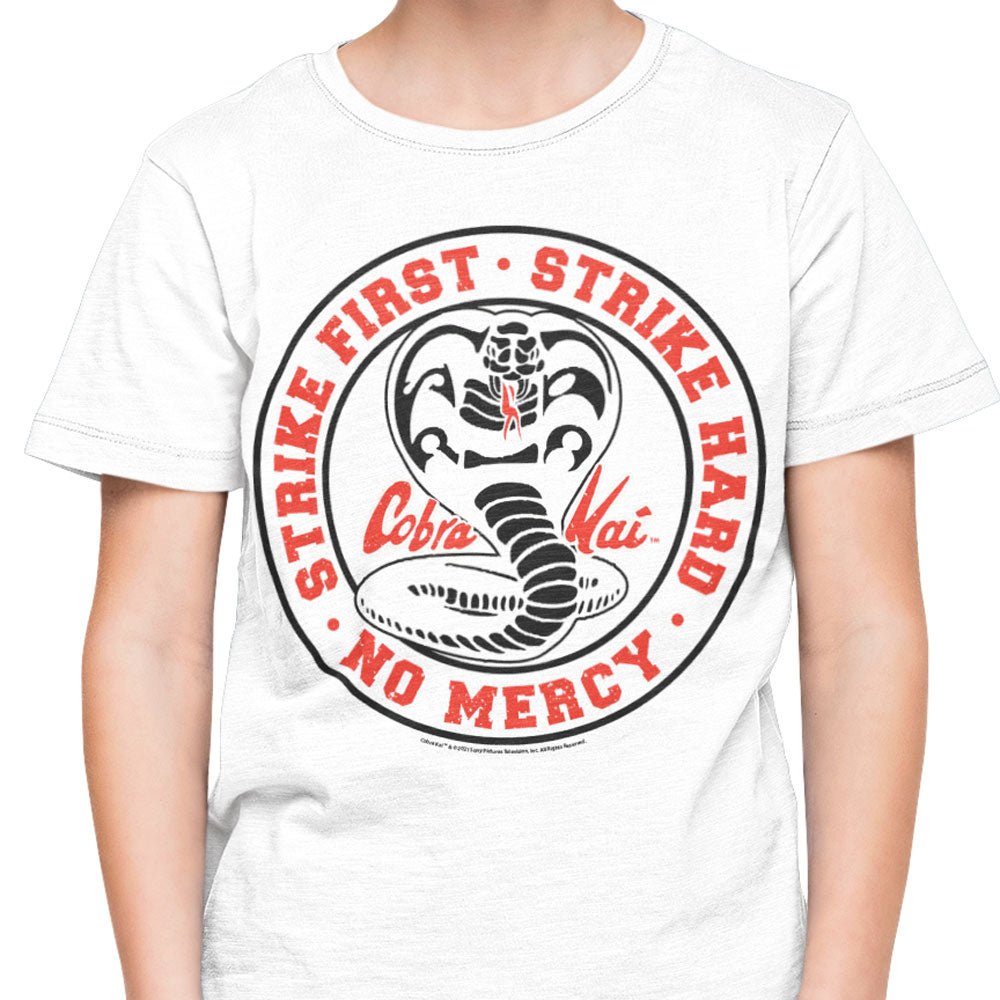 Cobra Kai Strike First Kids T-Shirt