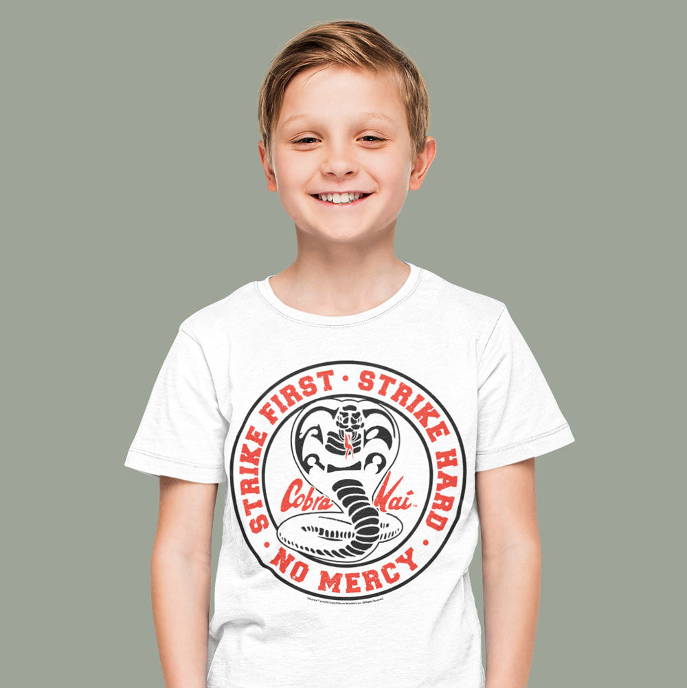 Cobra Kai Strike First Kids T-Shirt