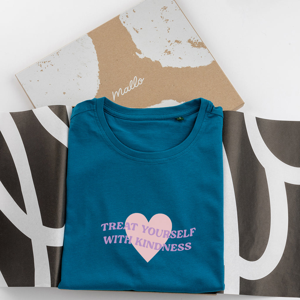 'Treat Yourself with Kindness' Motivational T Shirt