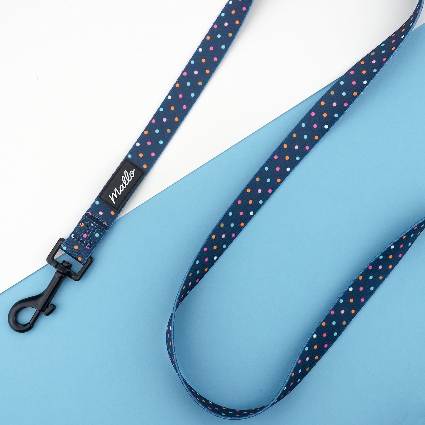 Polka Dot Dog Harness, Collar and Lead Set