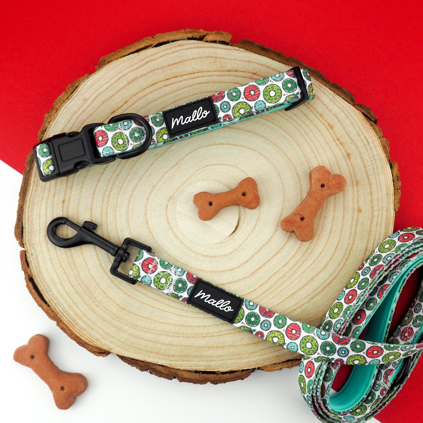 Doughnut Dog Harness, Collar and Lead Set