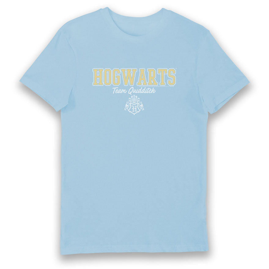 Harry Potter Hogwarts Team Quidditch Blue Adults T-Shirt