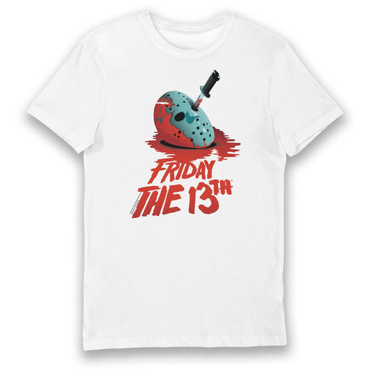 Friday the 13th Jason’s Mask Knife Adults T-Shirt