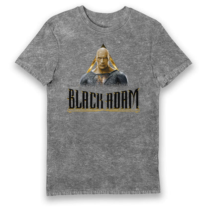 DC Comics Black Adam Eco Stonewash Adults T-Shirt