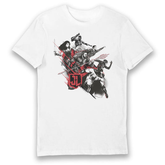 DC Comics Justice League Character Adults T-Shirt