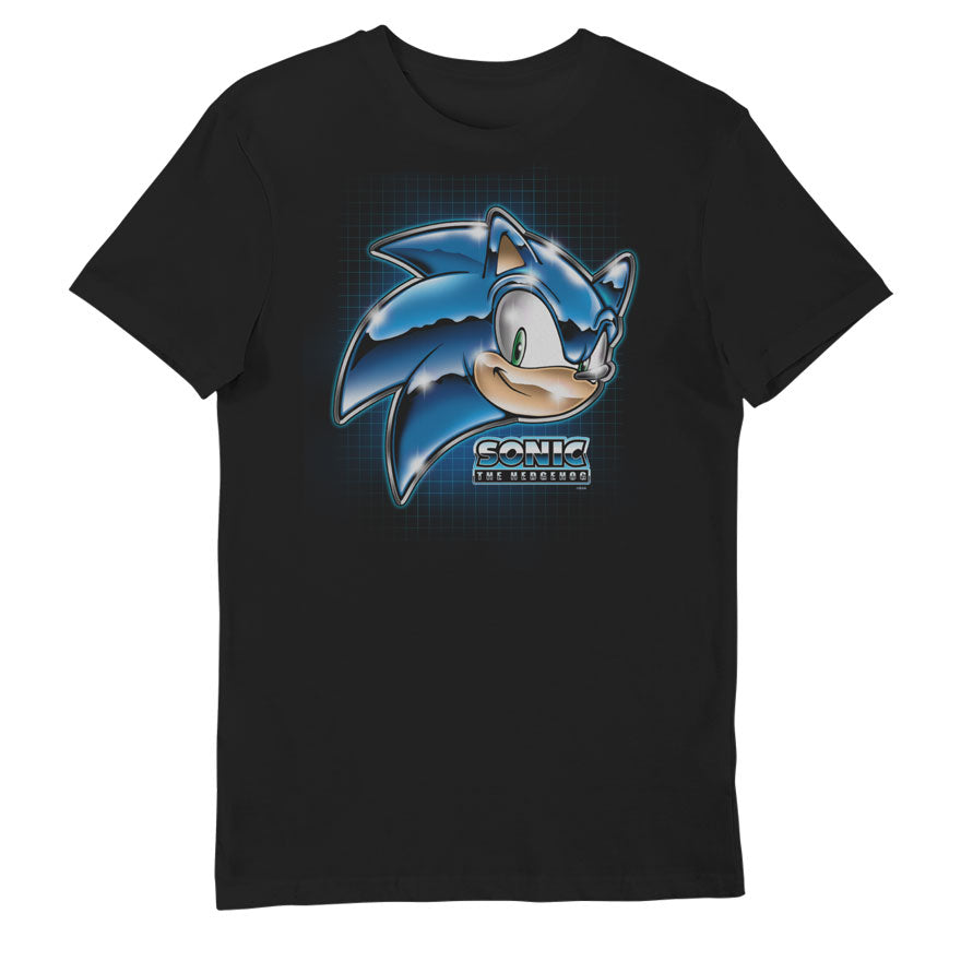 Sonic The Hedgehog Chrome Adults T-Shirt