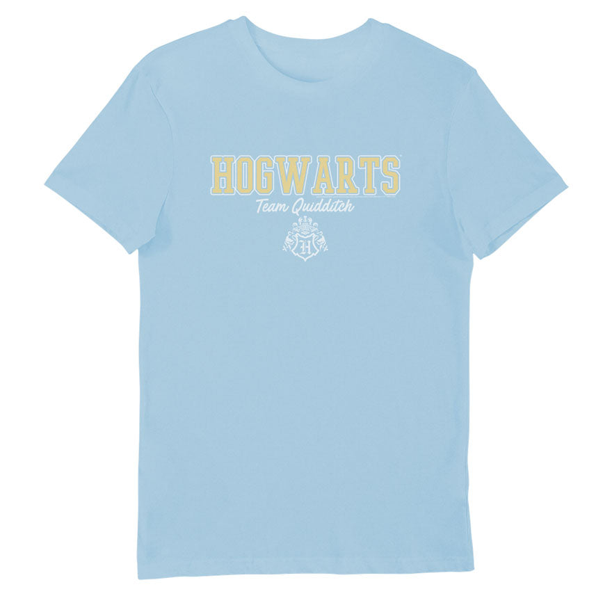 Harry Potter Hogwarts Team Quidditch Blue Adults T-Shirt