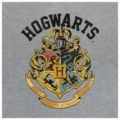 Harry Potter Hogwarts Distress Crest Ladies T-Shirt