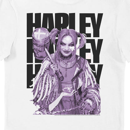 Harley Quinn Birds of Prey "Harley Harley Harley" Adults T-Shirt