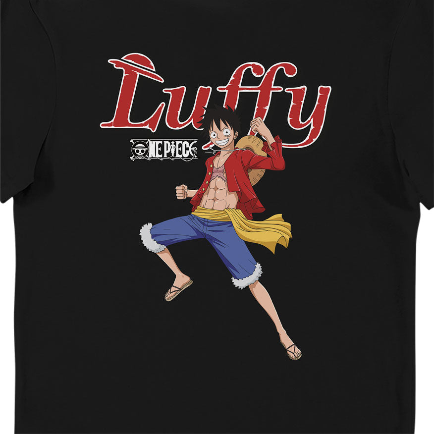 One Piece Luffy Black Adults T-Shirt