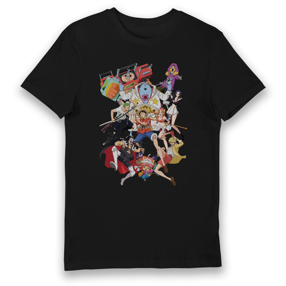 One Piece Film Red Logo Character Adults T-Shirt