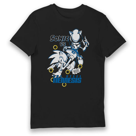 Sonic The Hedgehog Metal Sonic the Steel Nemesis Adults T-Shirt