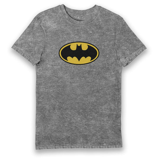 DC Comics Batman Classic Logo Eco Wash Adults T-Shirt