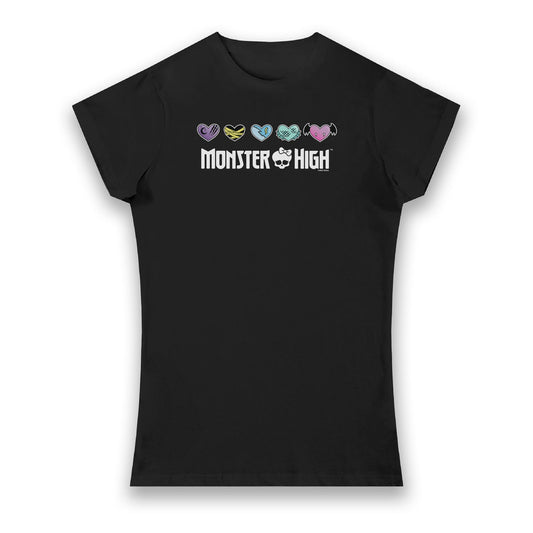 Monster High Hearts Ladies Fit T-Shirt