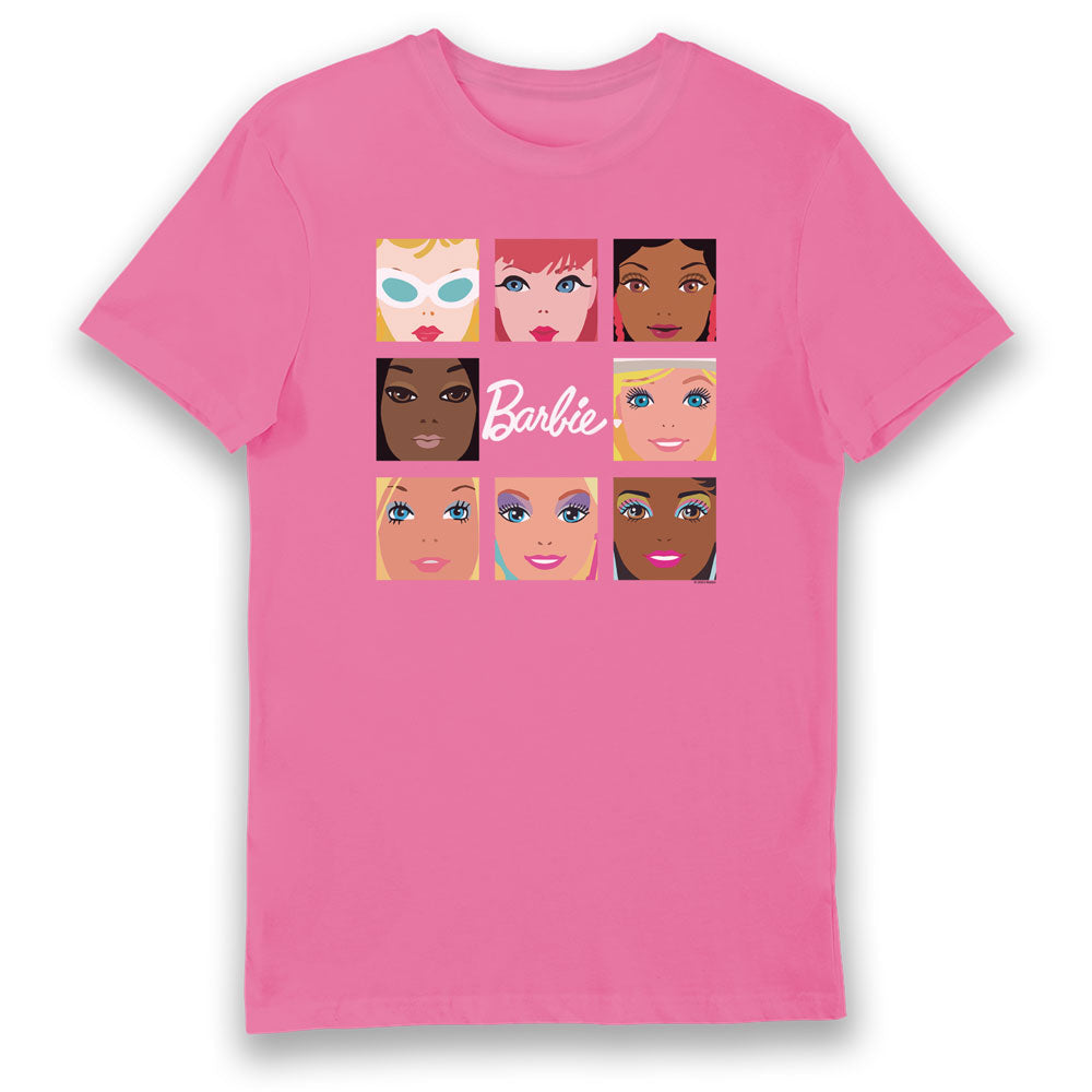 Barbie Faces Adults T-Shirt