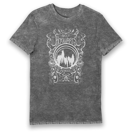 Harry Potter Back to Hogwarts Eco Stonewash Adults T-Shirt