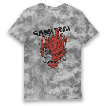 Cyberpunk Samurai Iconic Tie Dye Adults T-Shirt