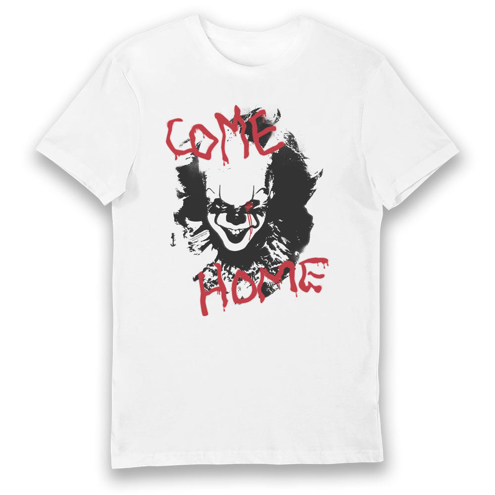 IT Pennywise Come Home Adults T-Shirt