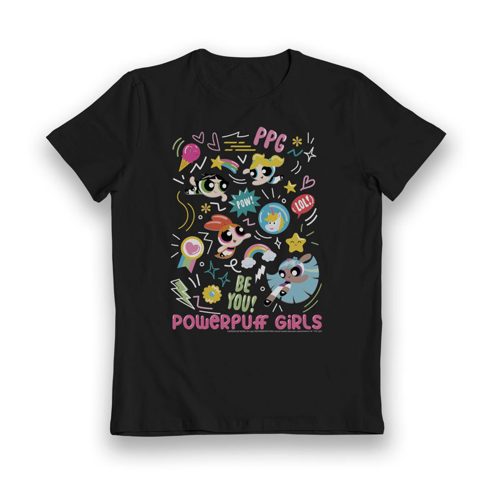 Powerpuff Girls Icons Kids T-Shirt