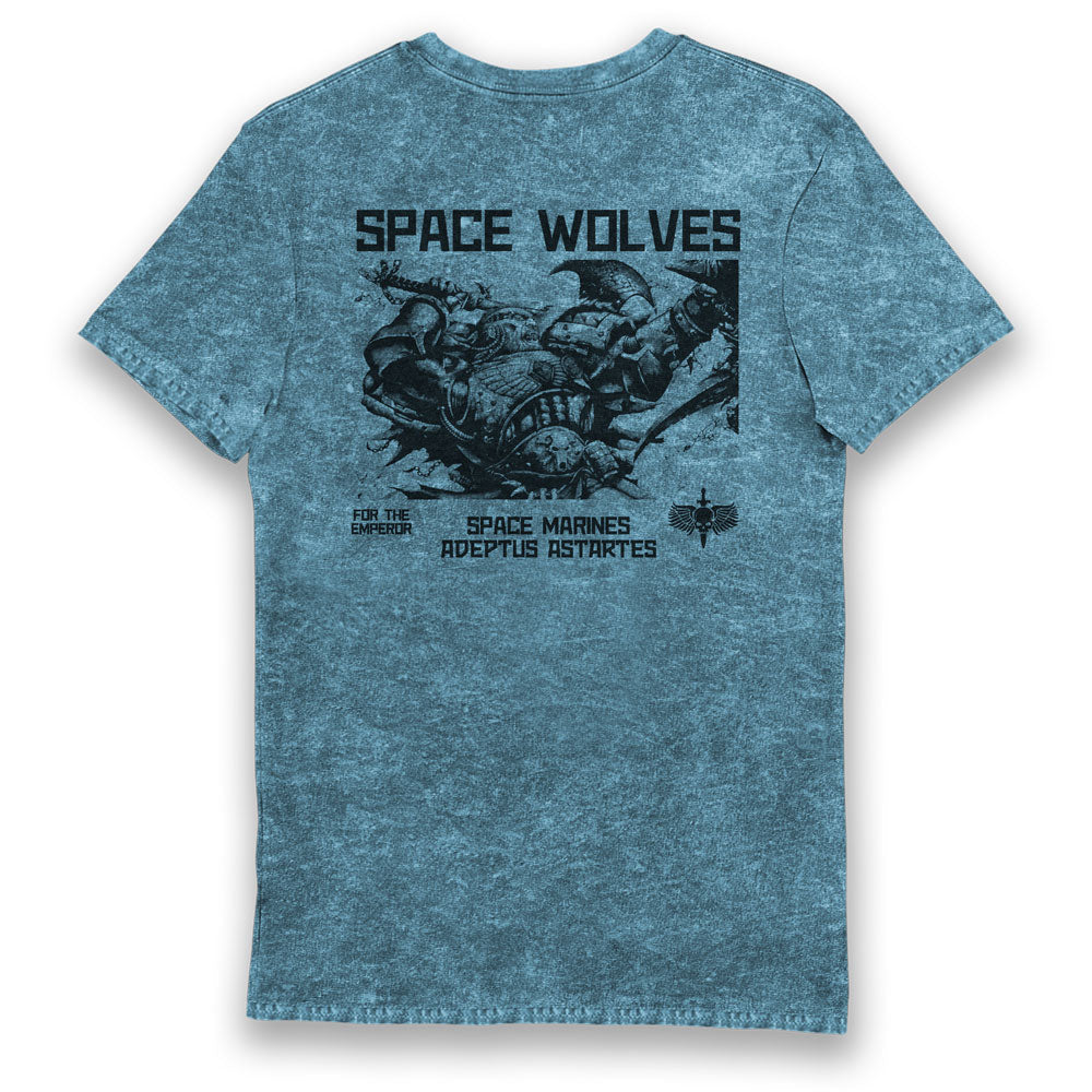 Warhammer 40,000 Space Wolves Eco Wash Adults T-Shirt