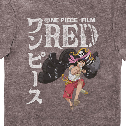 One Piece Film Red Luffy Eco Wash Adults T-Shirt