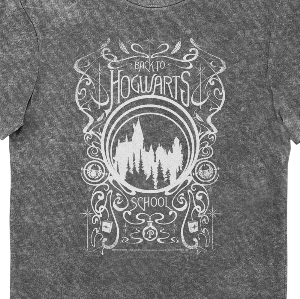 Harry Potter Back to Hogwarts Eco Stonewash Adults T-Shirt