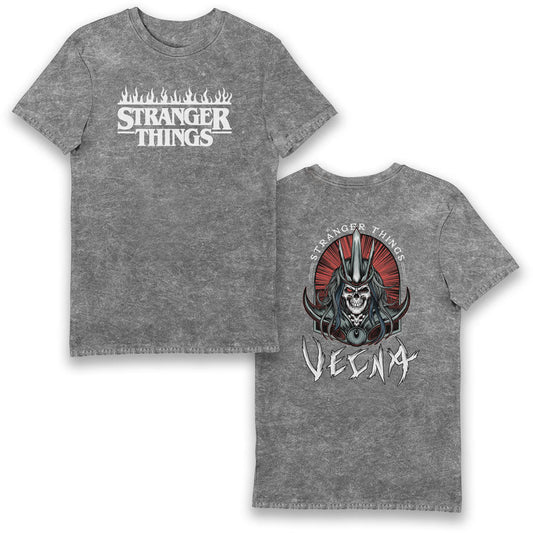 Stranger Things D&D Lord Vecna Eco Stonewash Adults T-Shirt