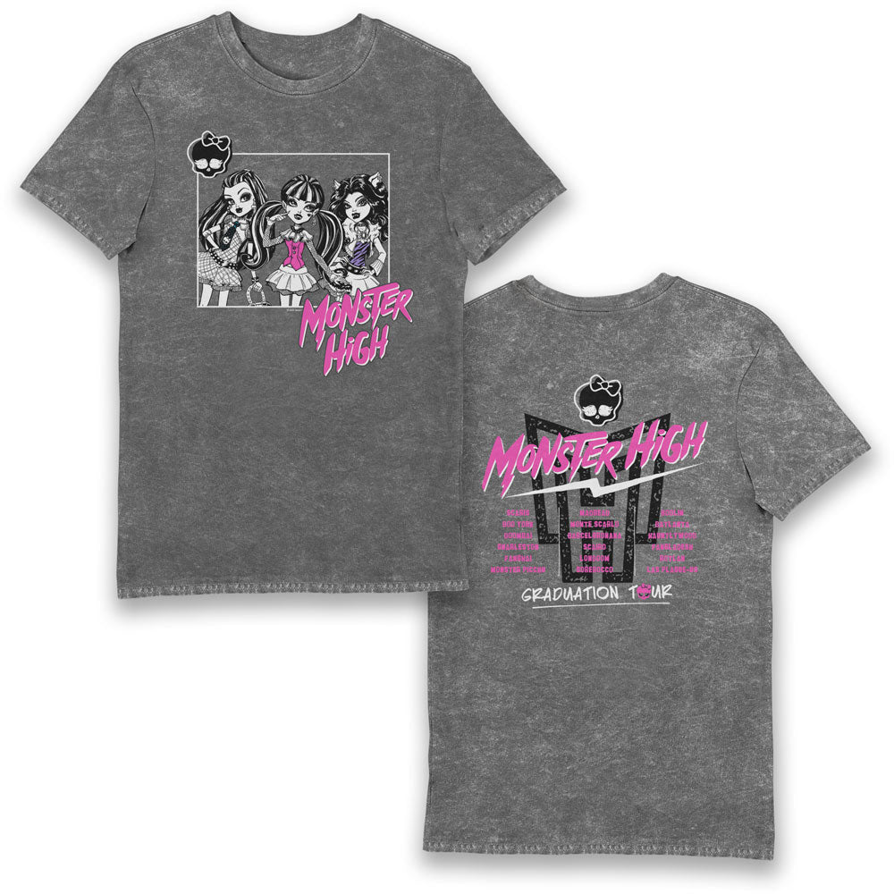 Monster High Graduation Tour Vintage Style Adults T-Shirt