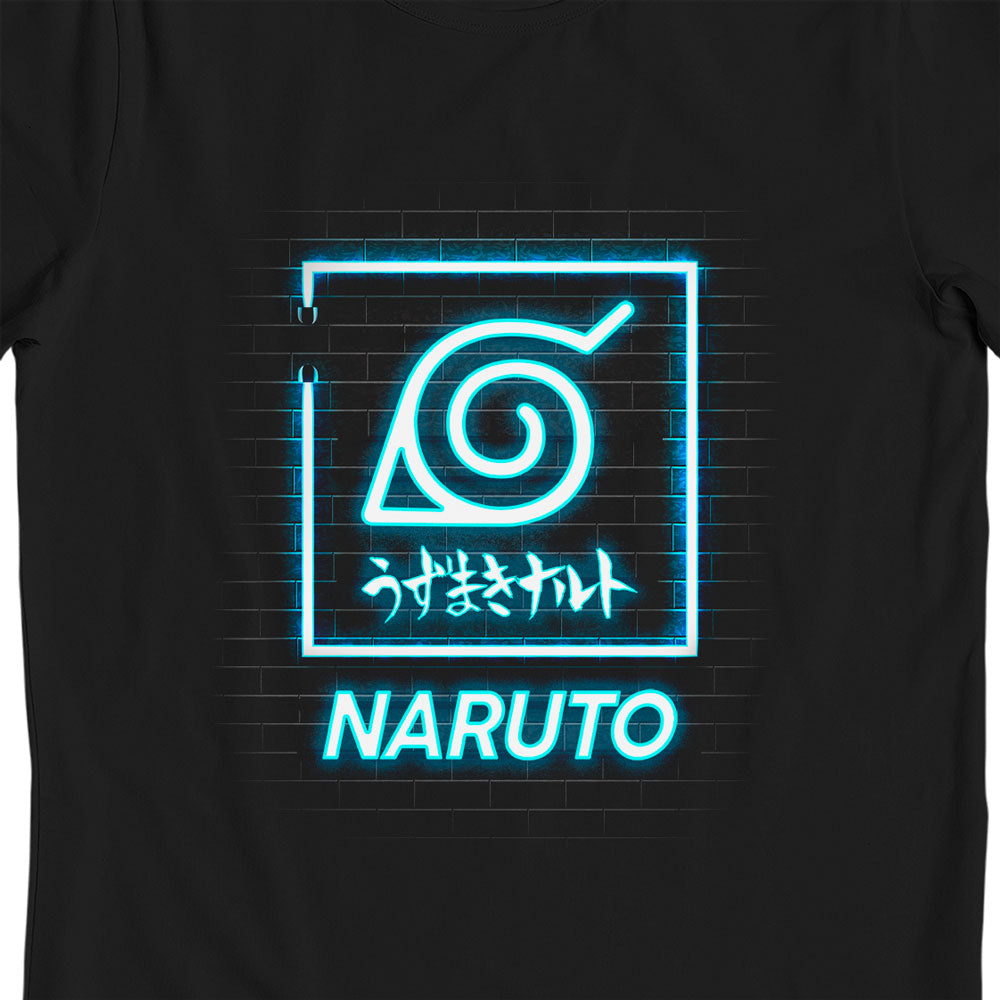 Naruto Shippuden Hidden Leaf Village Glow in the Dark Kids T-Shirt