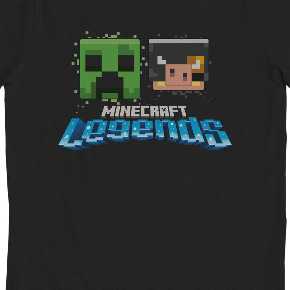 Minecraft Legends Creeper & Piglin Kids T-Shirt