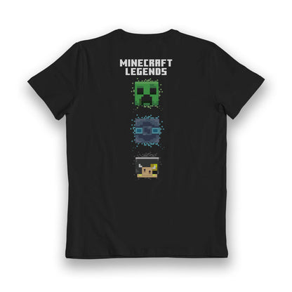 Minecraft Legends Creeper & Piglin Kids T-Shirt