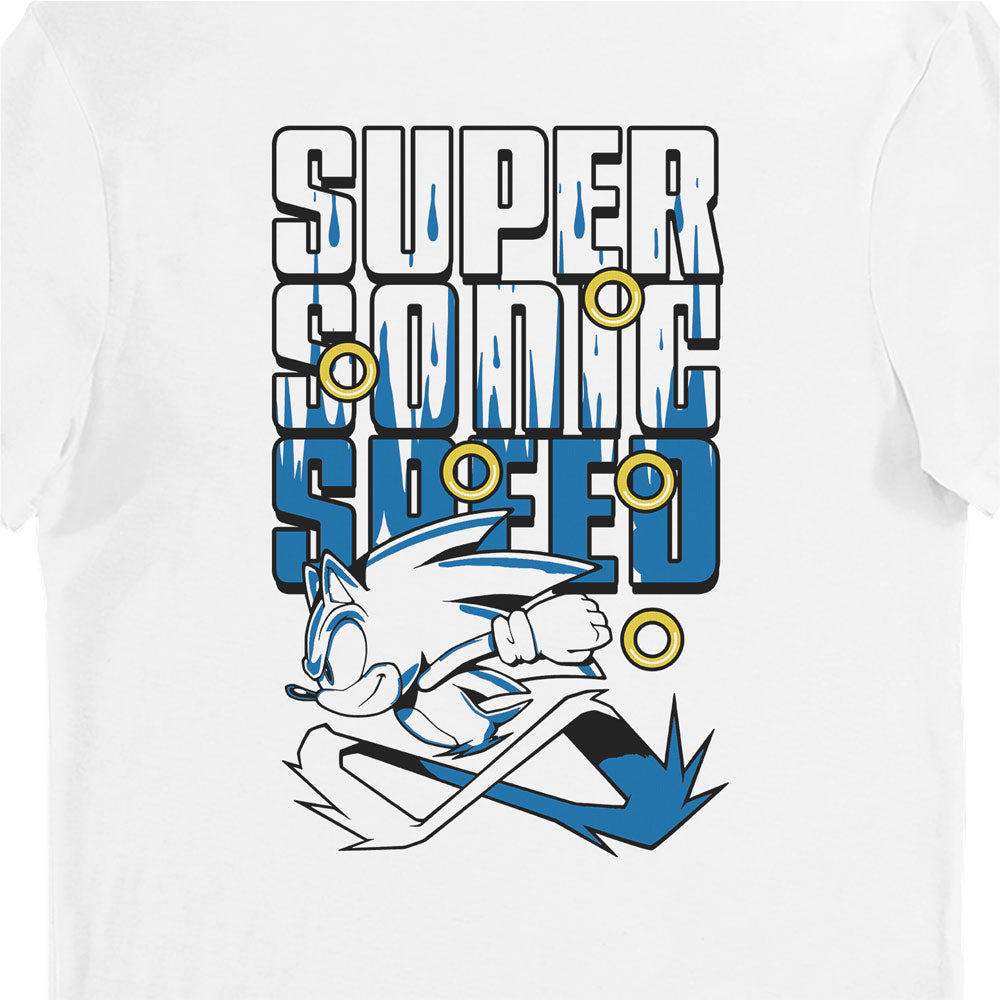 Sonic the Hedgehog Super Speed Rings Adults T-Shirt