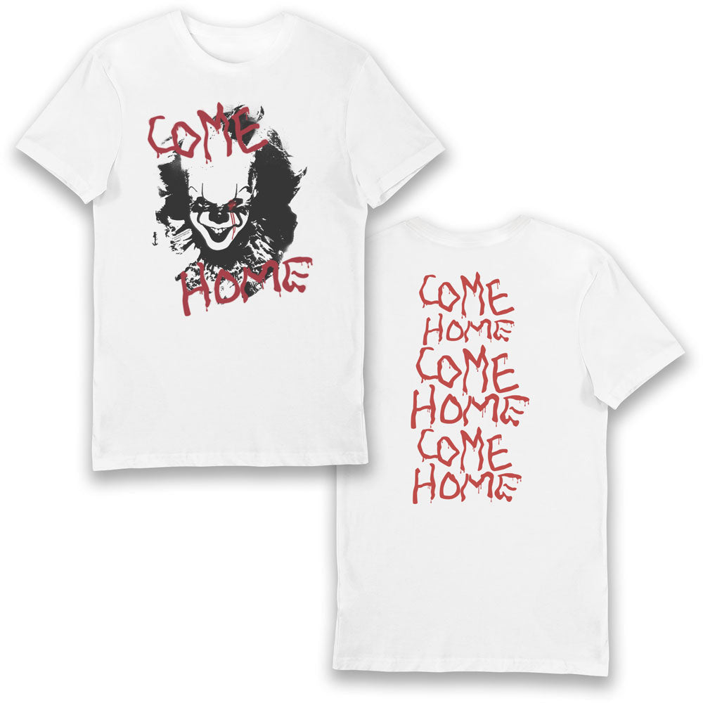 IT Pennywise Come Home Adults T-Shirt