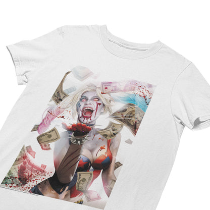 Harley Quinn Zombie DC Comic Adults T-Shirt