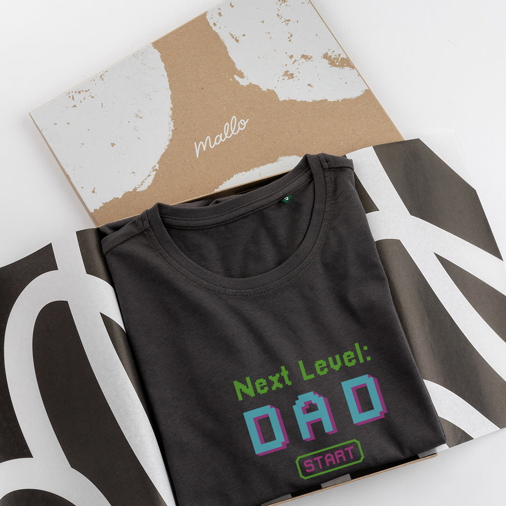 ‘Next Level Dad’ Cotton Tshirt For Gaming Lovers