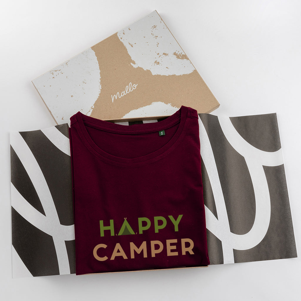 Happy Camper Tshirt for Adventurers