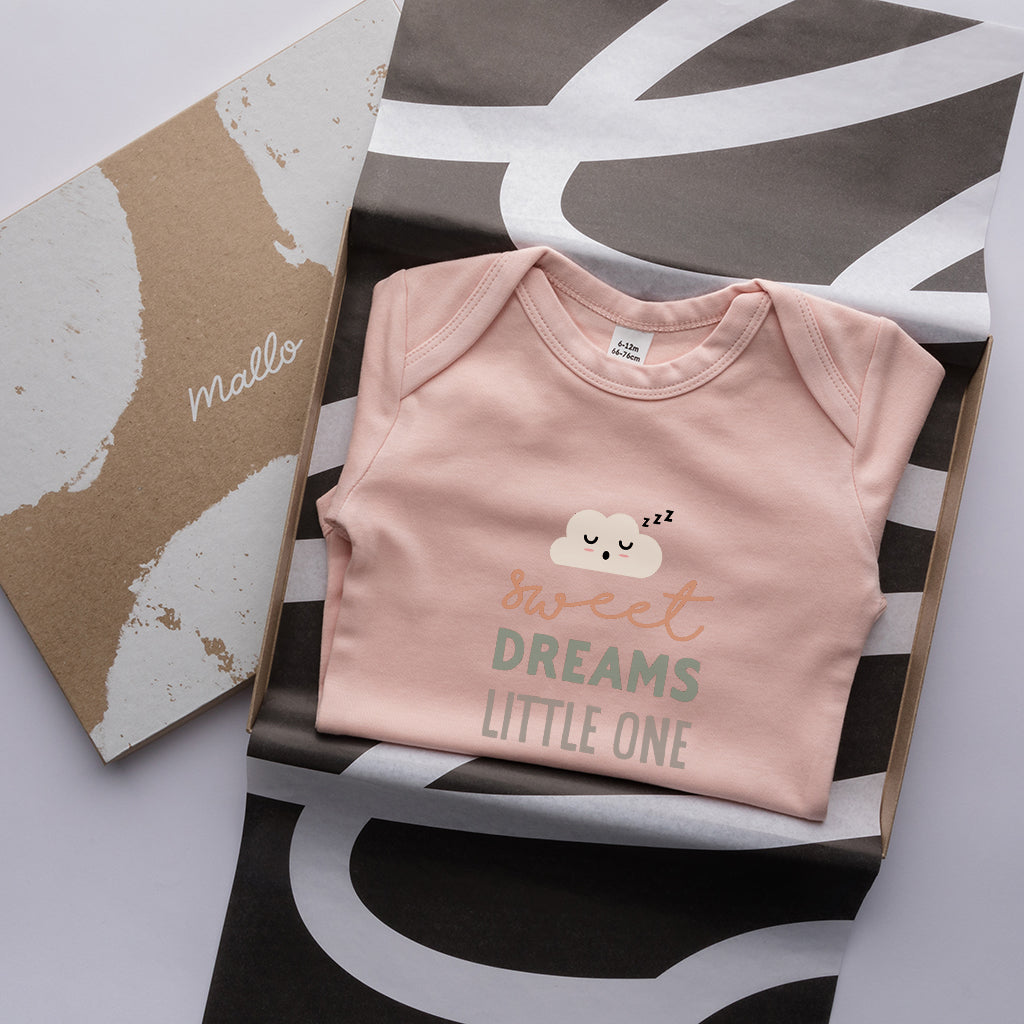 Organic Cotton Sweet Dreams Baby Grow