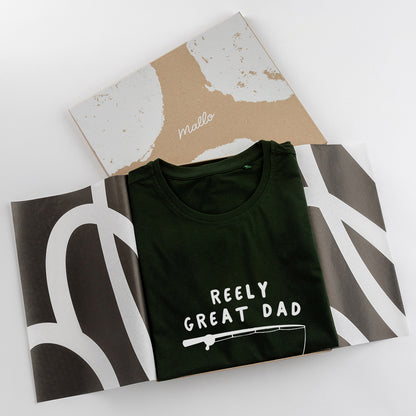 'Reely Great Dad' Fishing T Shirt