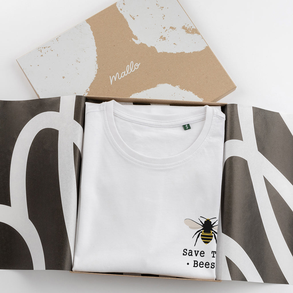 ‘Save The Bees' Environmental T Shirt