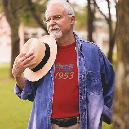 'Legends Are Born In' 70th Birthday T Shirt