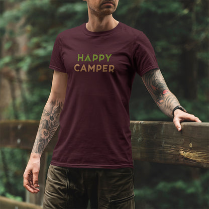 Happy Camper Tshirt for Adventurers