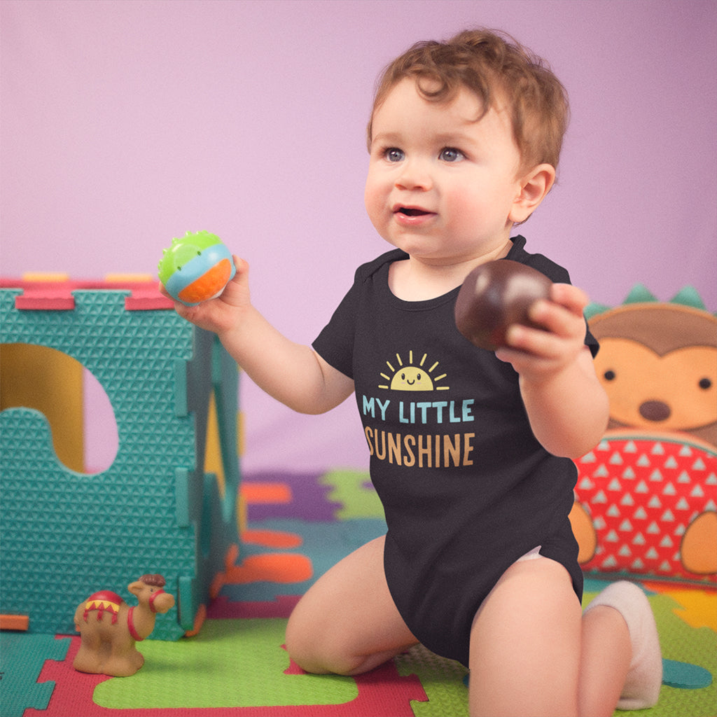 Organic Cotton 'My Little Sunshine' Baby Grow
