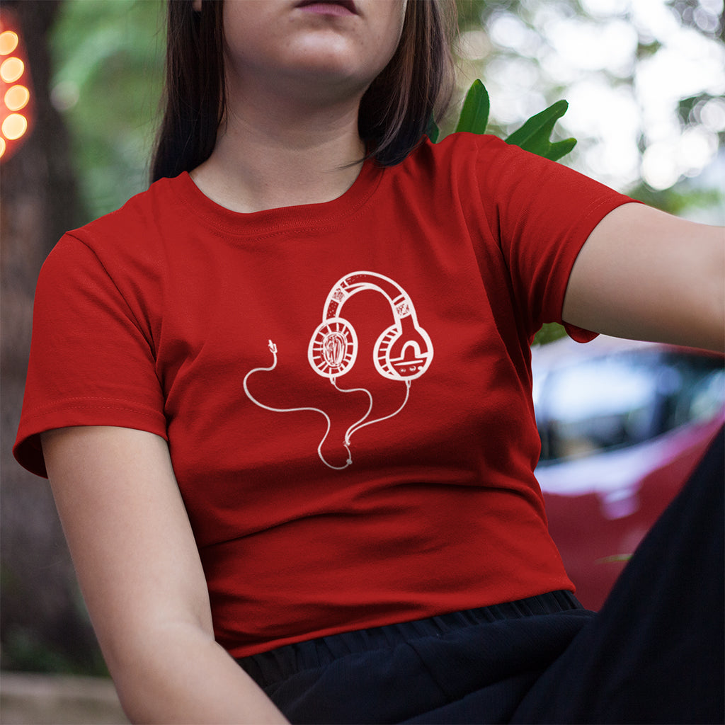 Music Lover Printed T Shirt